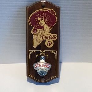 Vintage Coca-Cola Wall Mounted Bottle Opener